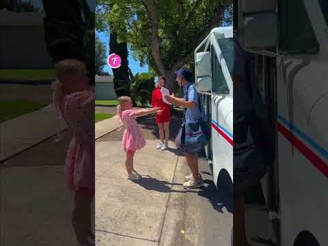 A heartwarming birthday surprise for a delivery driver