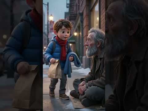The boy who helped a homeless man