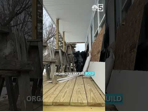 Women build a Habitat for Humanity home