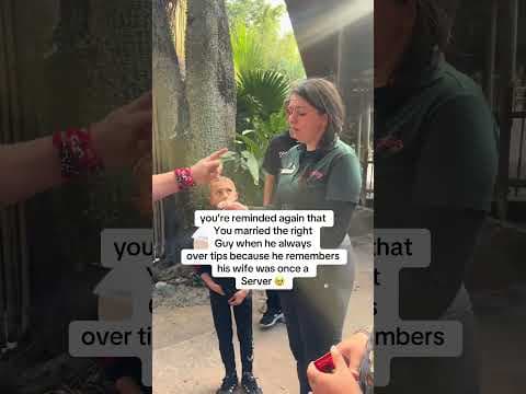 Waitress chases down customer after a generous tip