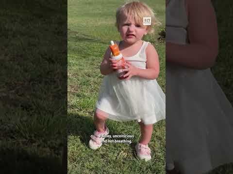 Officer saves toddler who was choking