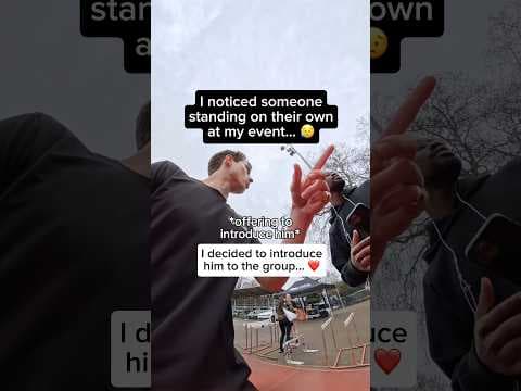 Helping a stranger make friends